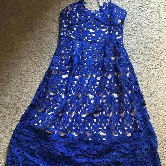 !!LAST ONE!! Blue lace dress - Picture 5 of 8